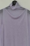 SWAYING/KNIT Seamless Water-soluble Wool Pullover SW212SZ74 Light Purple PS20